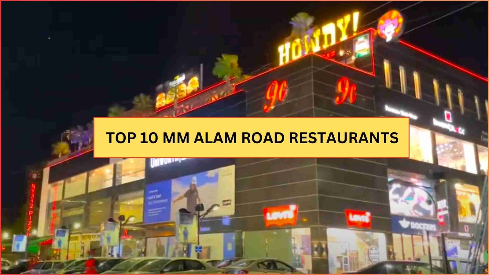 Top 10 Restaurants on MM Alam Road, Lahore